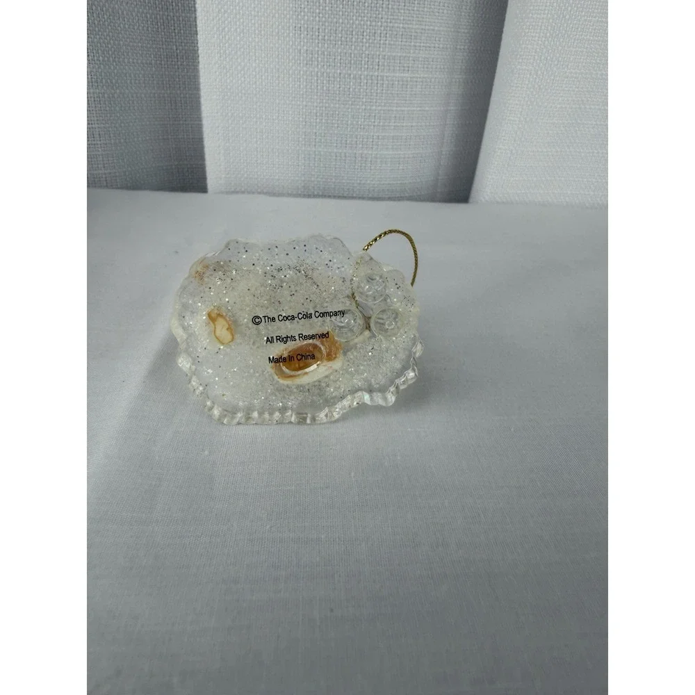 Coca Cola Polar Bear Bowling Collectible Christmas Holiday Ornament